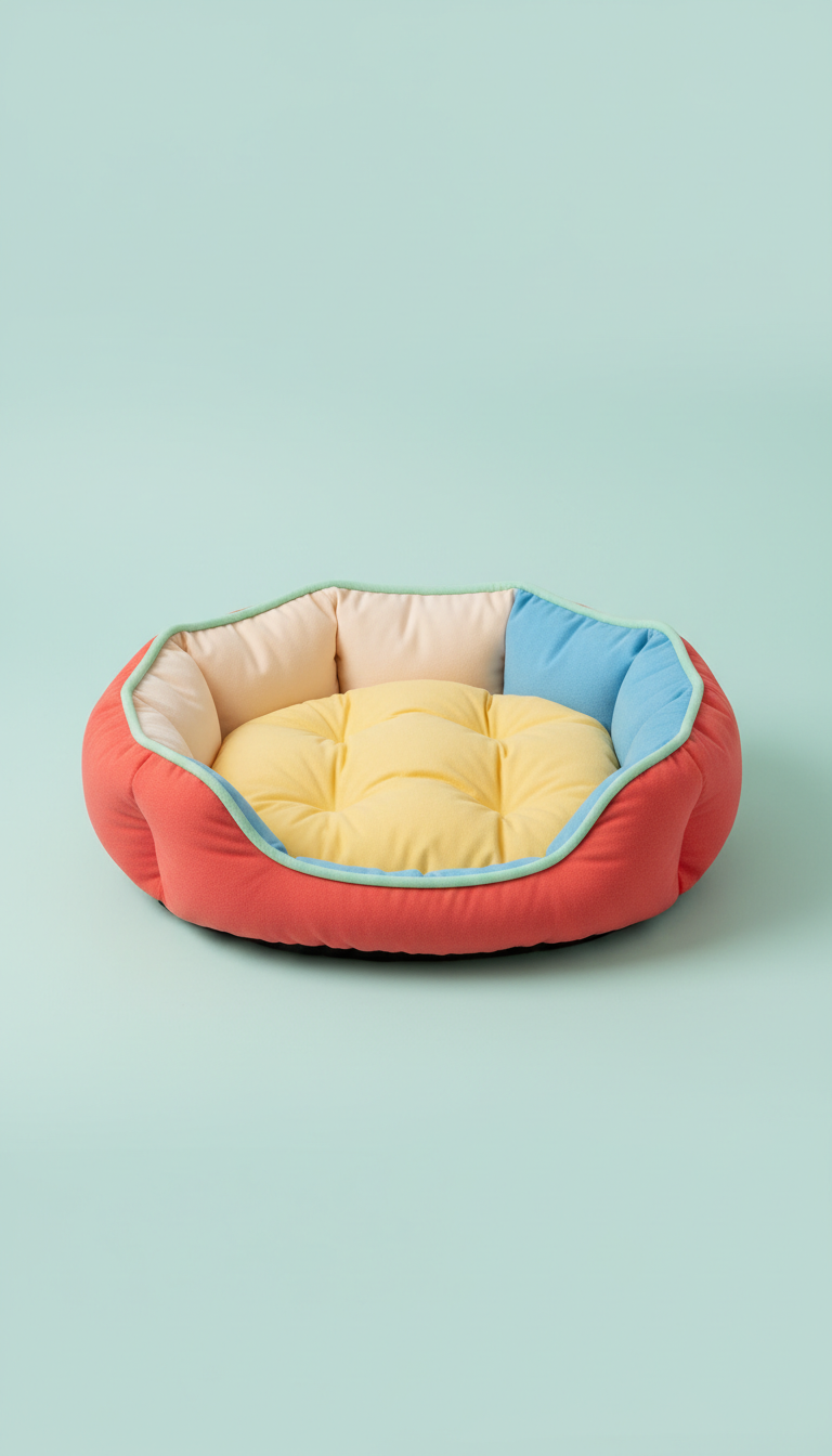 4 color comfort pet bed